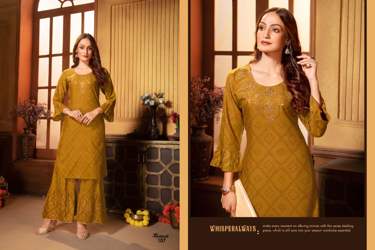 Ft Pankhudi 1 Latest Fancy Casual Wear Kurtis Collection 